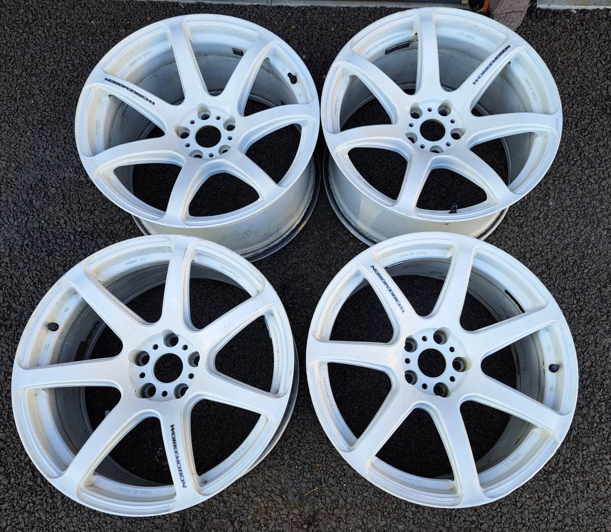 Work T7r 19 inch 9.5+12 10.5+32 5x114.3