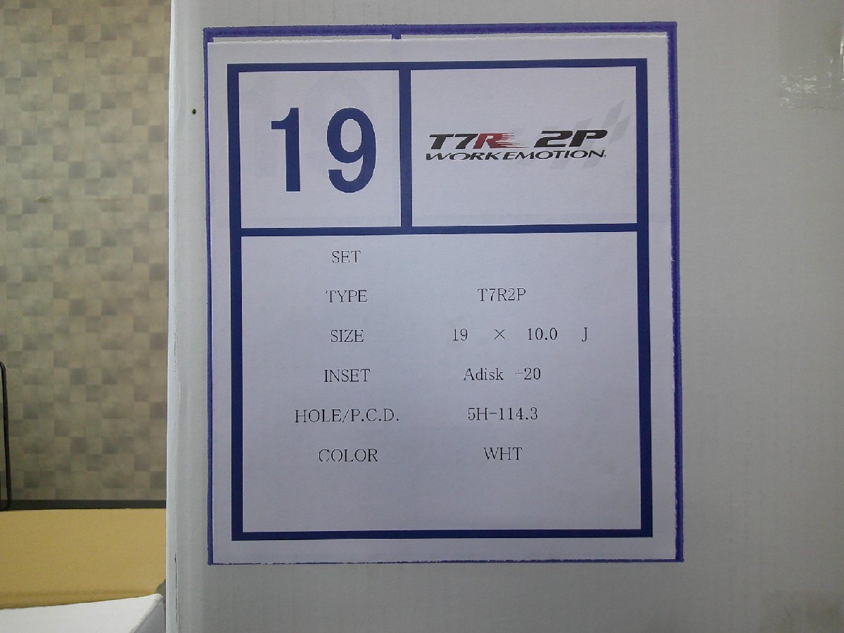 New Work Emotion t7r2p 19 inch 10+20 5x114.3