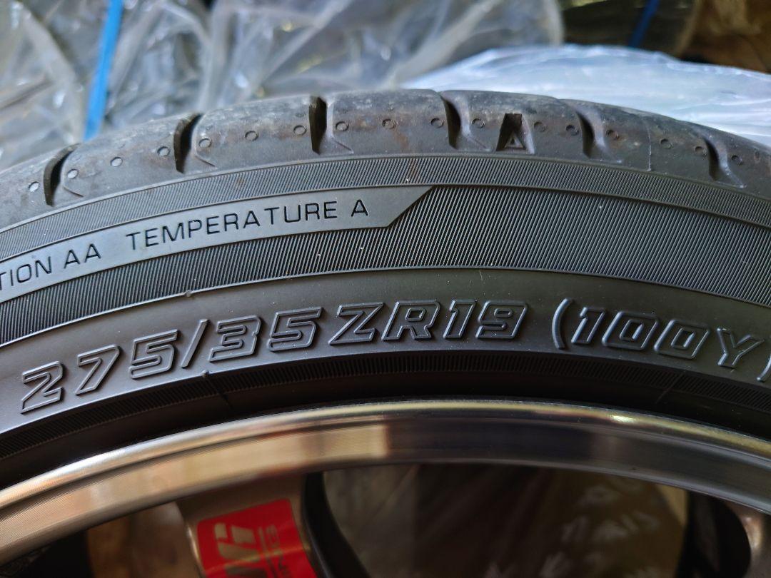 Rays Te37 SL 19 inch 10.5+22 5x114.3 PAIR