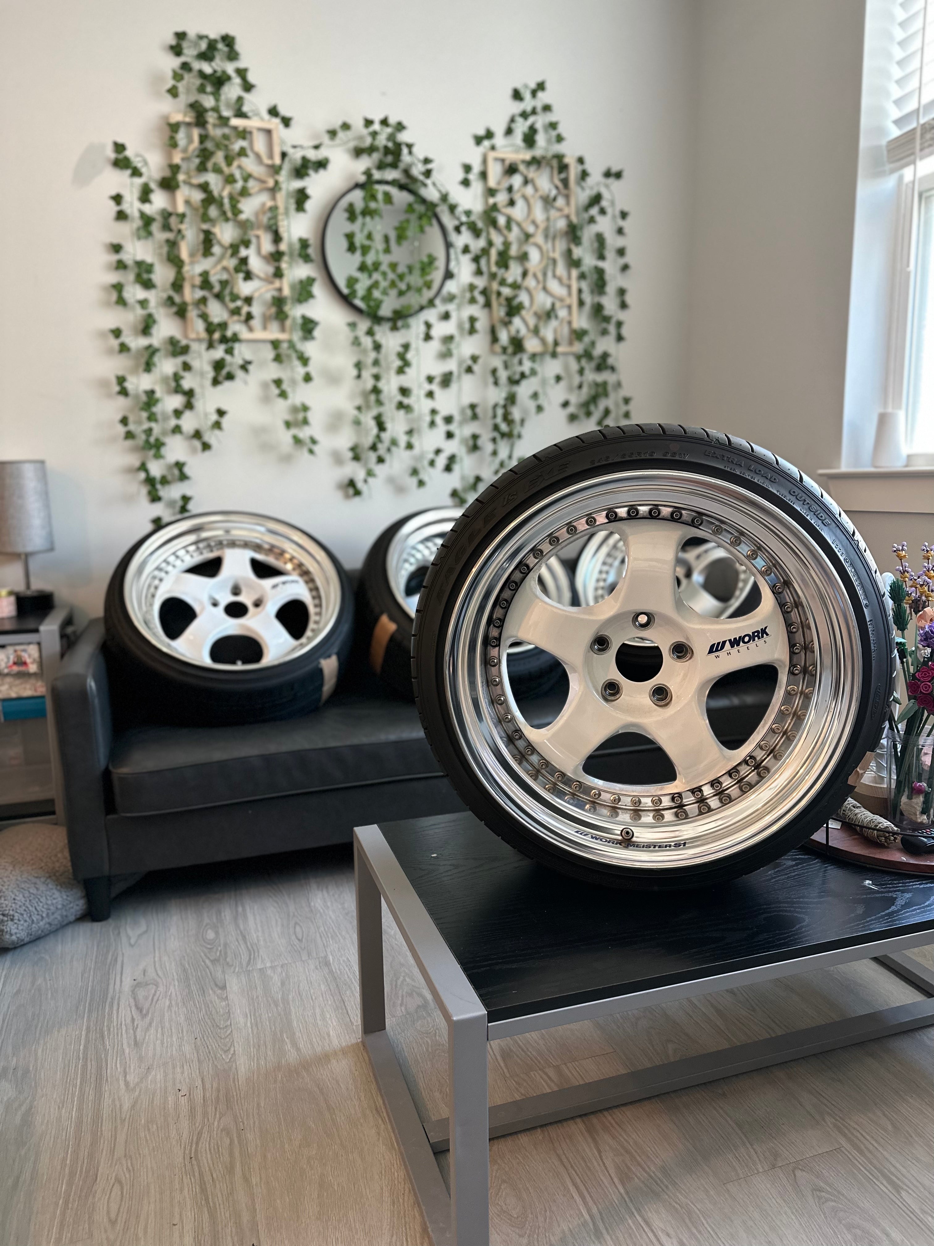 Work Meister s1 3p 19 inch 9.5+19 10.5+16 5x114.3 BBK compatible
