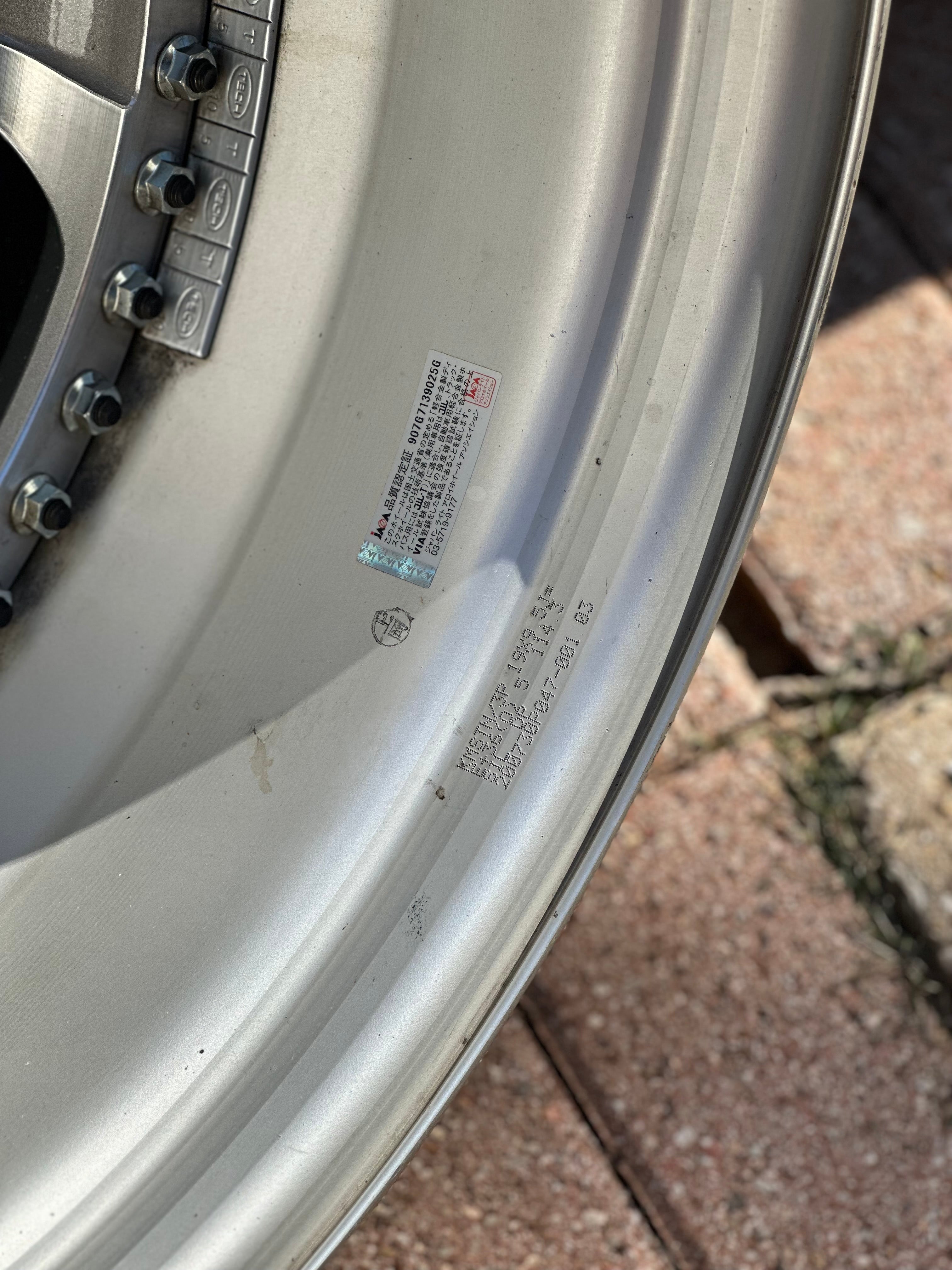 Work Meister s1 3p 19 inch 9+35 9.5+36 5x114.3