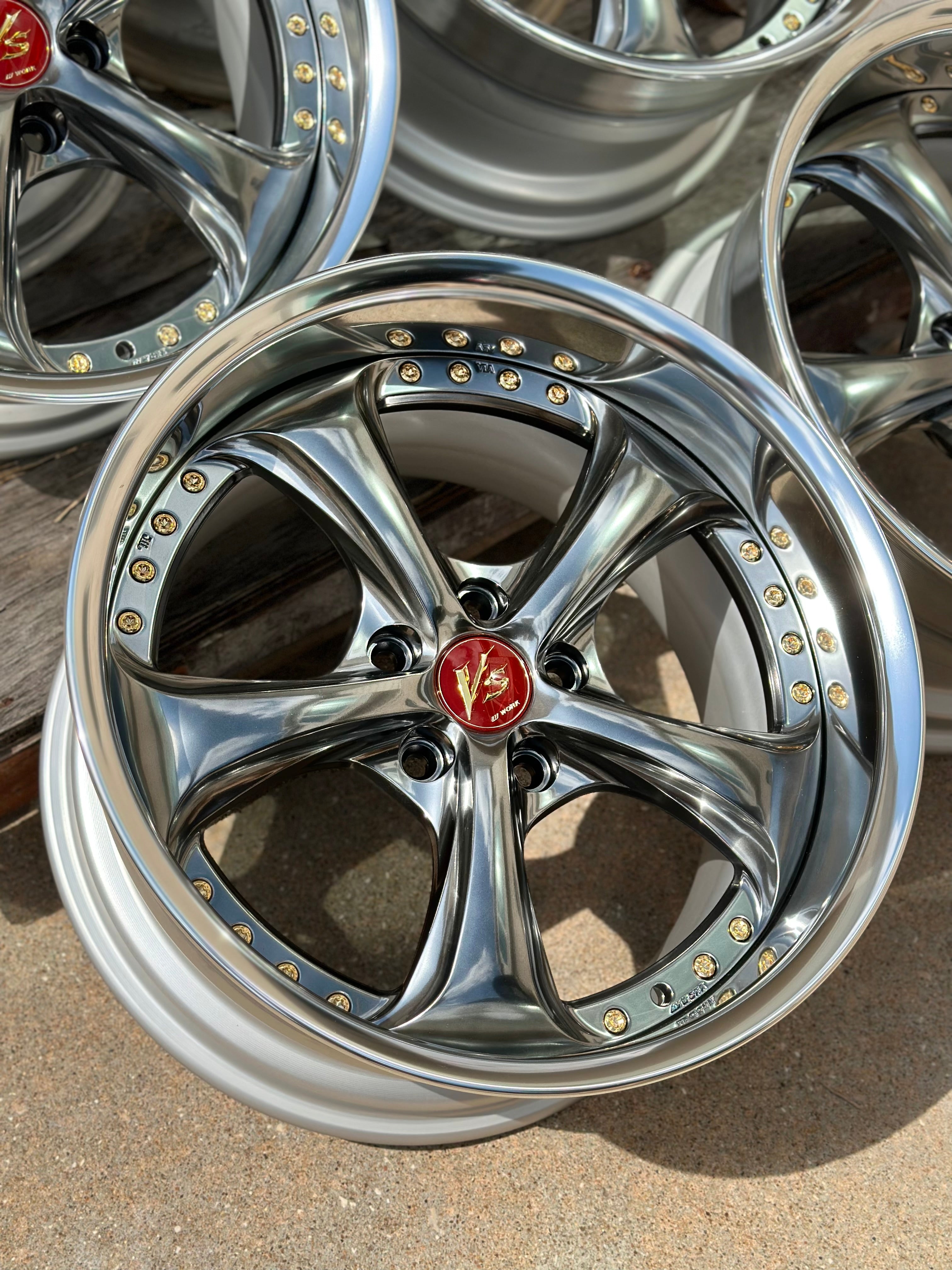 Work VS-KF# 18 inch 9.5+9 10+21 5x114.3