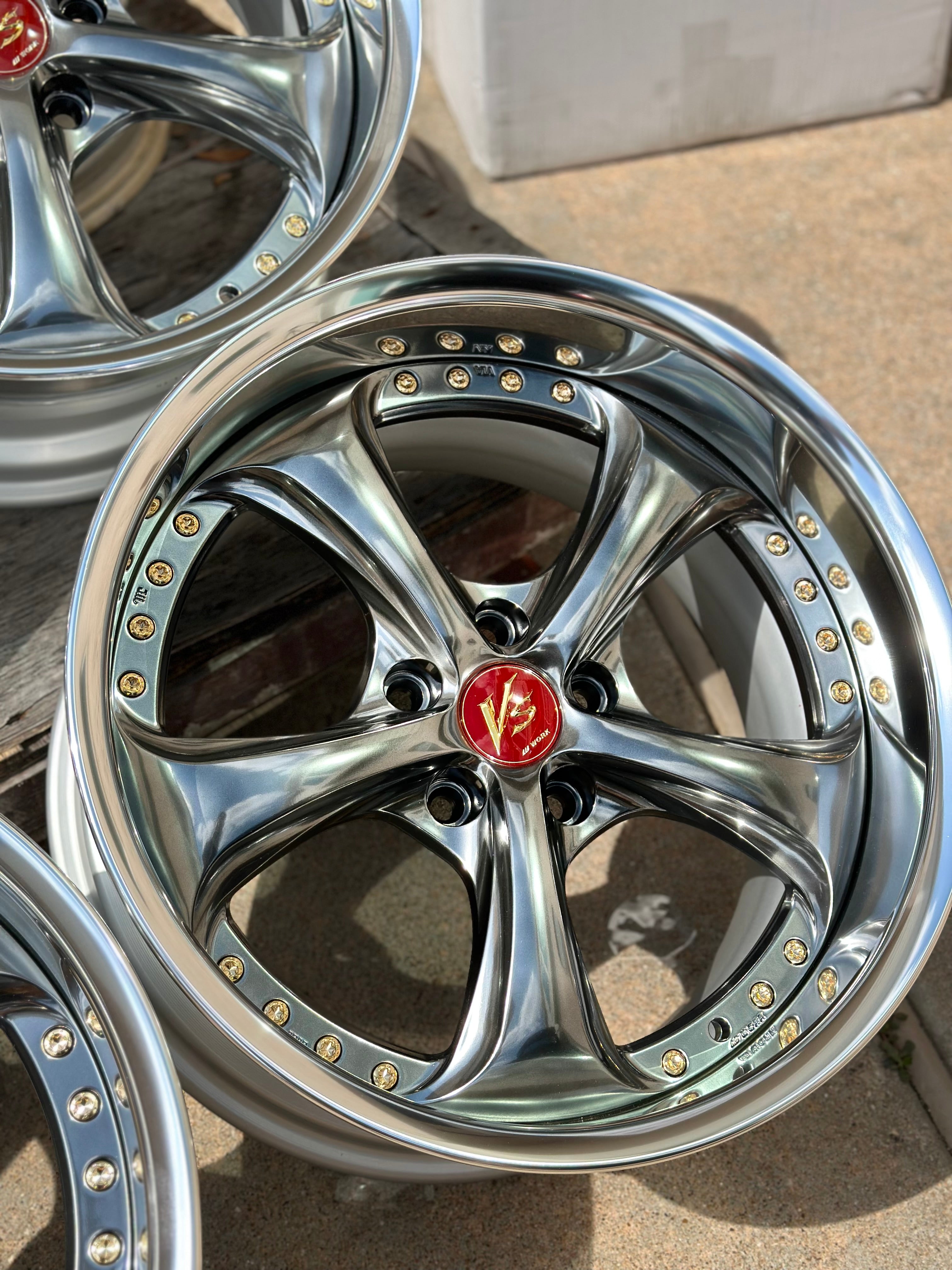 Work VS-KF# 18 inch 9.5+9 10+21 5x114.3