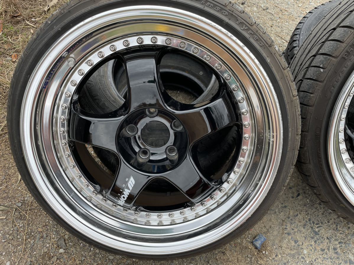 Work Meister s1 3p 19 inch 9+18 5x114.3 Pair