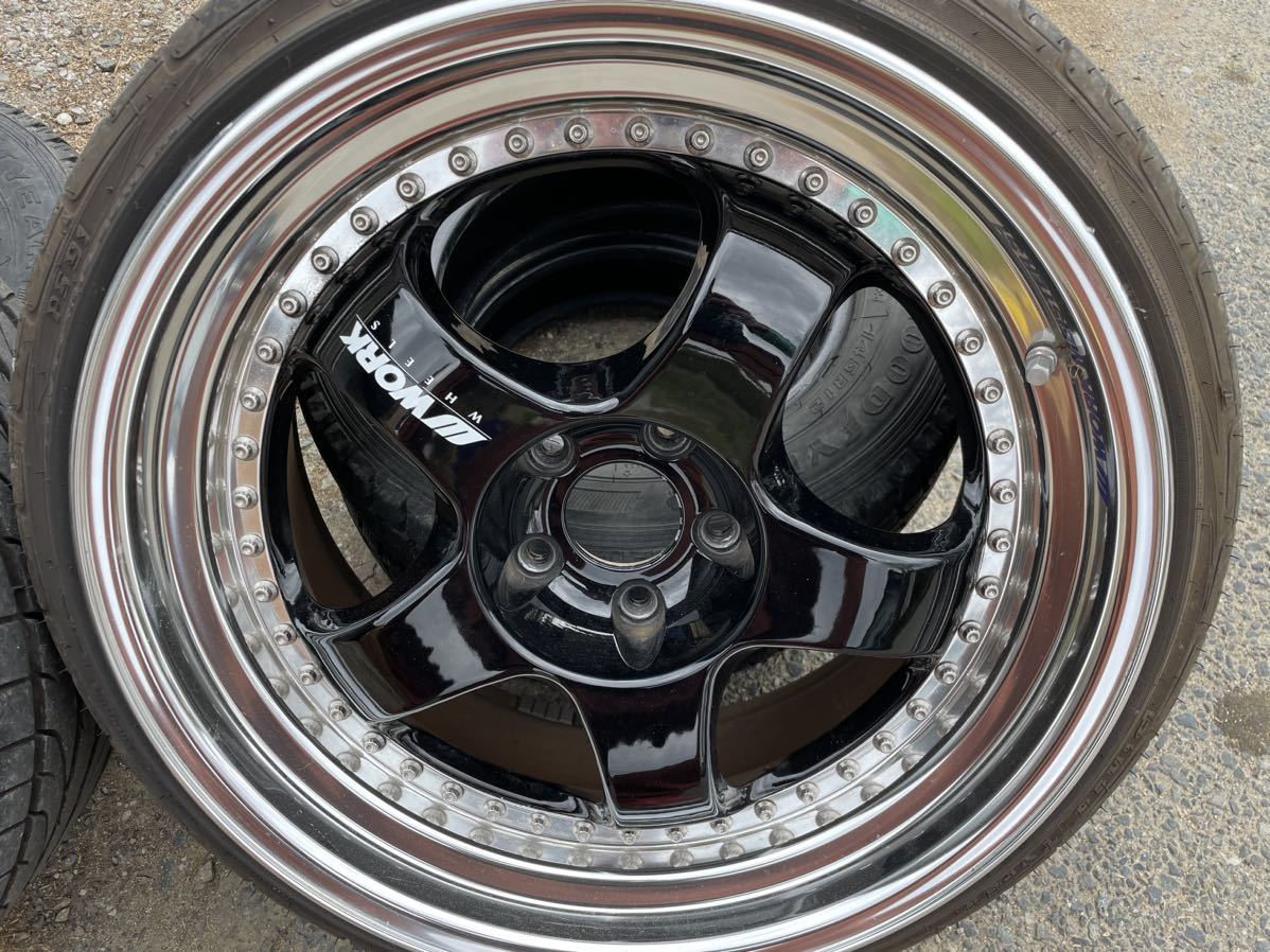 Work Meister s1 3p 19 inch 9+18 5x114.3 Pair
