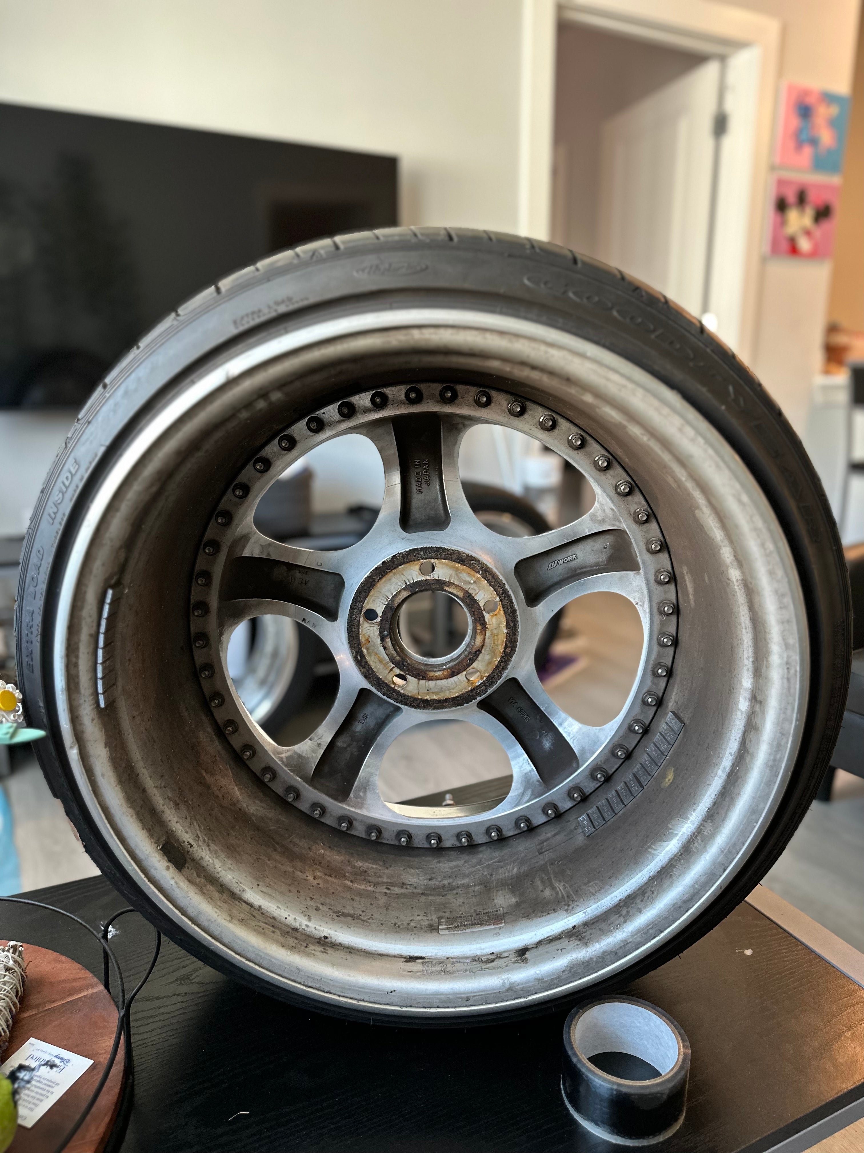 Work Meister s1 3p 19 inch 9.5+19 10.5+16 5x114.3 BBK compatible