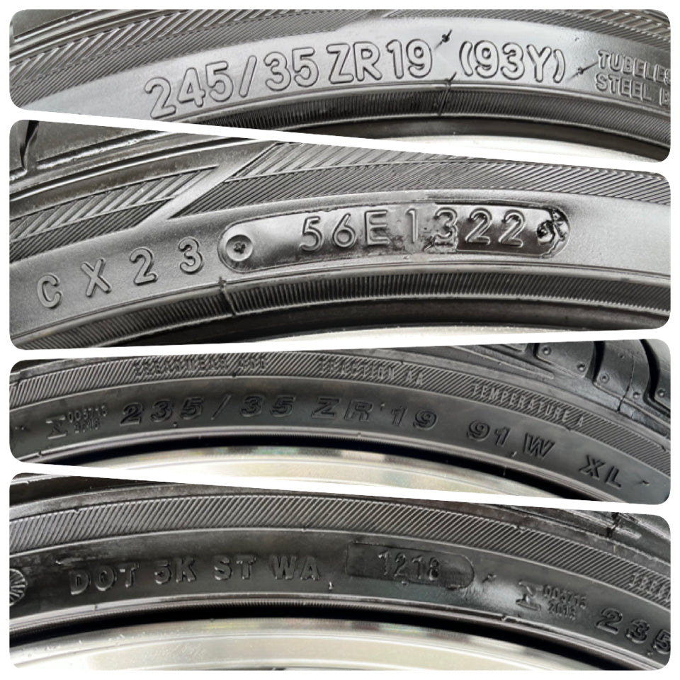 Rays Te37 SL 19 inch 9.5+22 10.5+22 5x114.3