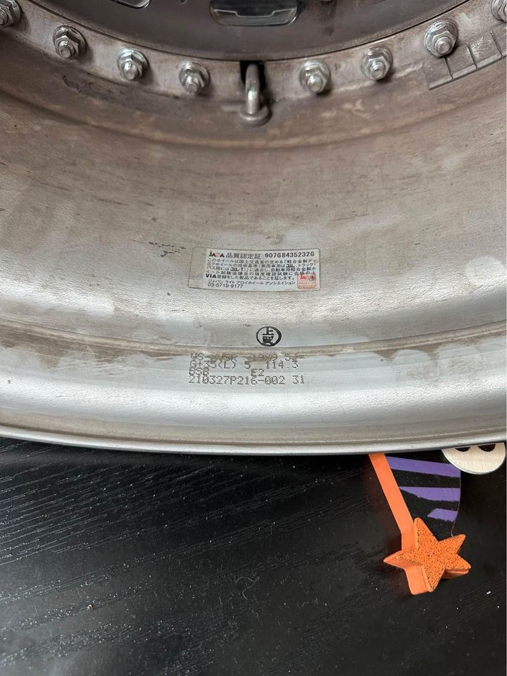 Work VS-XV 19 inch 9.5+35 9.5+27 5x114.3 BBK compatible