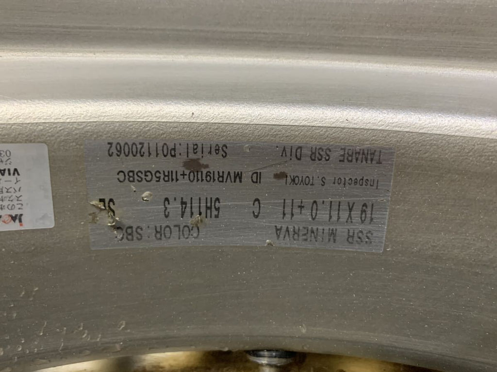SSR Minerva 19 inch 10.5+5 11+11 5x114.3
