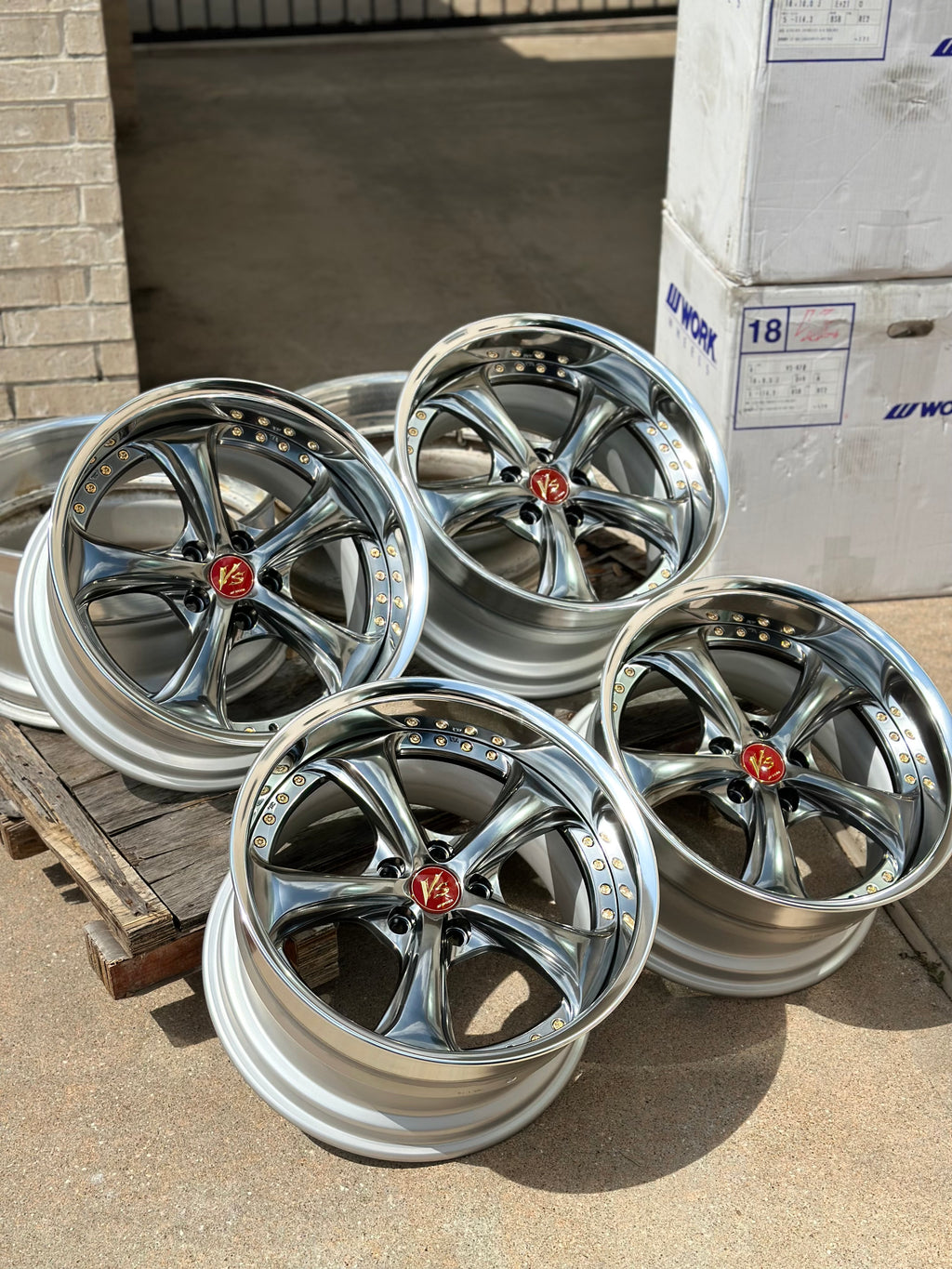 Work VS-KF# 18 inch 9.5+9 10+21 5x114.3