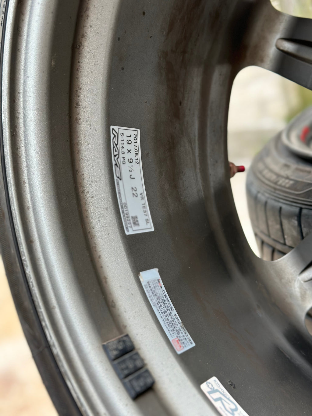 Rays TE37 SL 19 inch 9.5+22 10.5+12 5x114.3