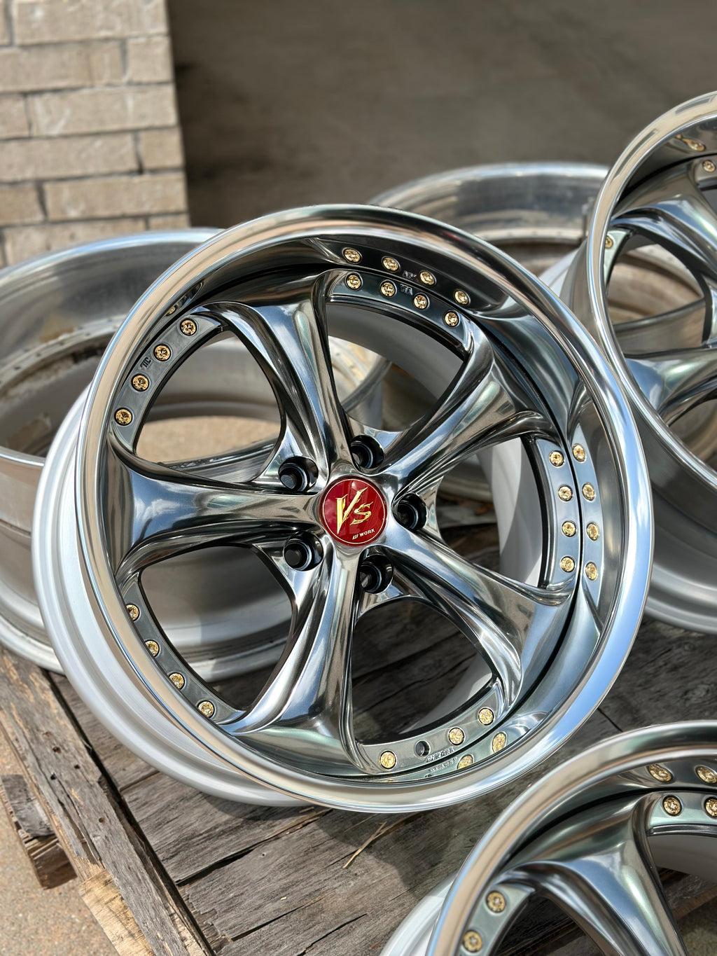 Work VS-KF# 18 inch 9.5+9 10+21 5x114.3