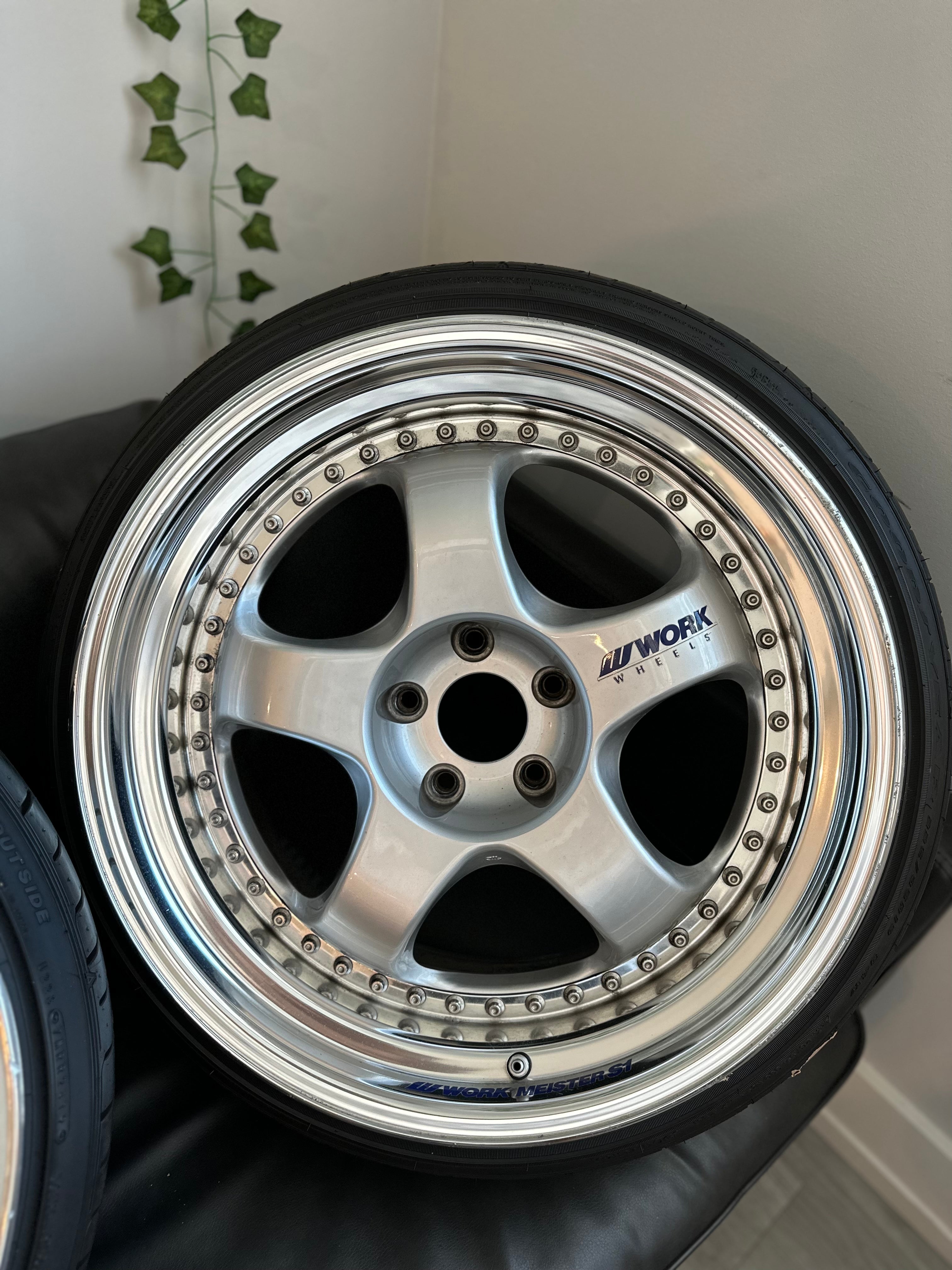 Work Meister s1 3p 19 inch 9.5+19 10.5+16 5x114.3 BBK compatible