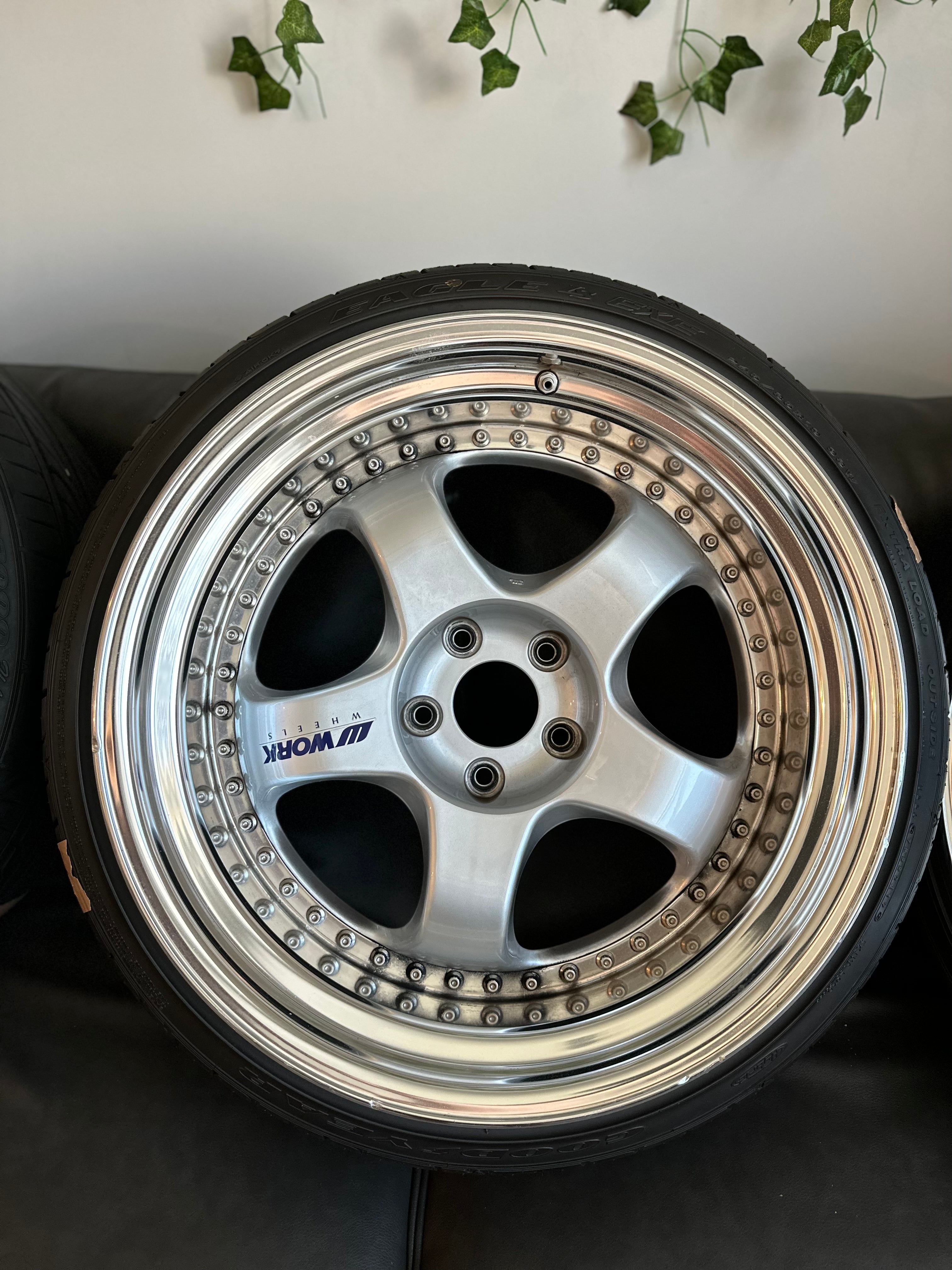 Work Meister s1 3p 19 inch 9.5+19 10.5+16 5x114.3 BBK compatible