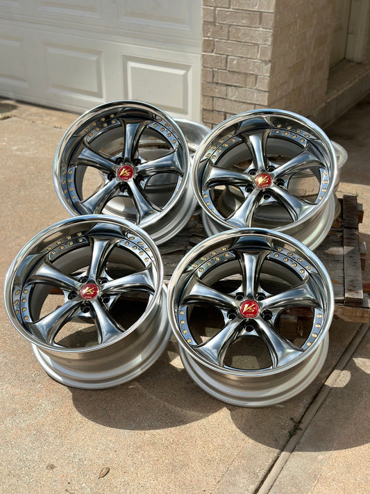 Work VS-KF# 18 inch 9.5+9 10+21 5x114.3