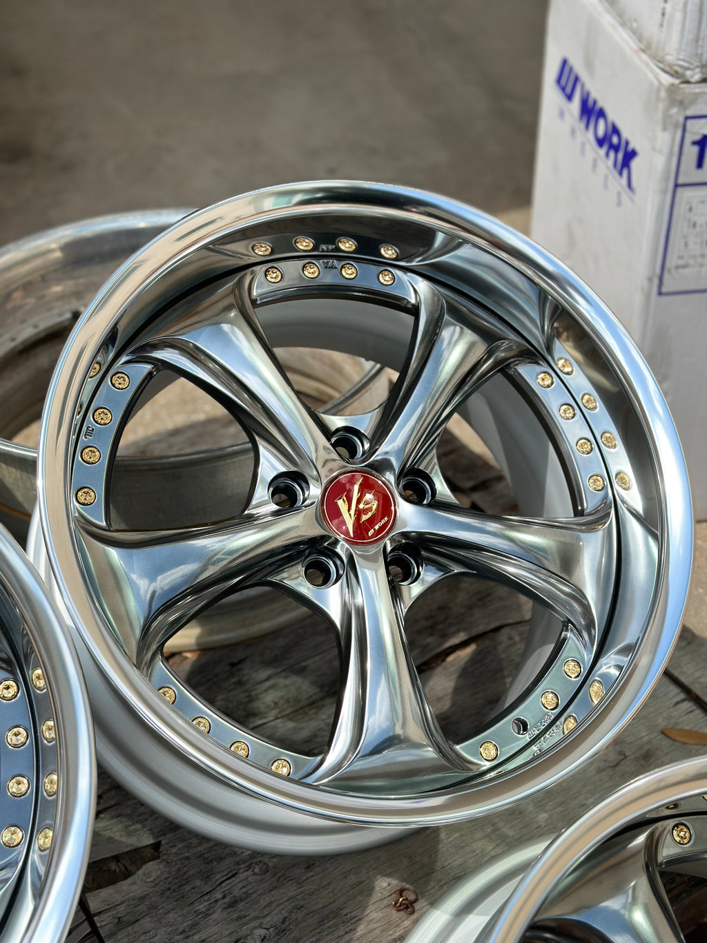 Work VS-KF# 18 inch 9.5+9 10+21 5x114.3