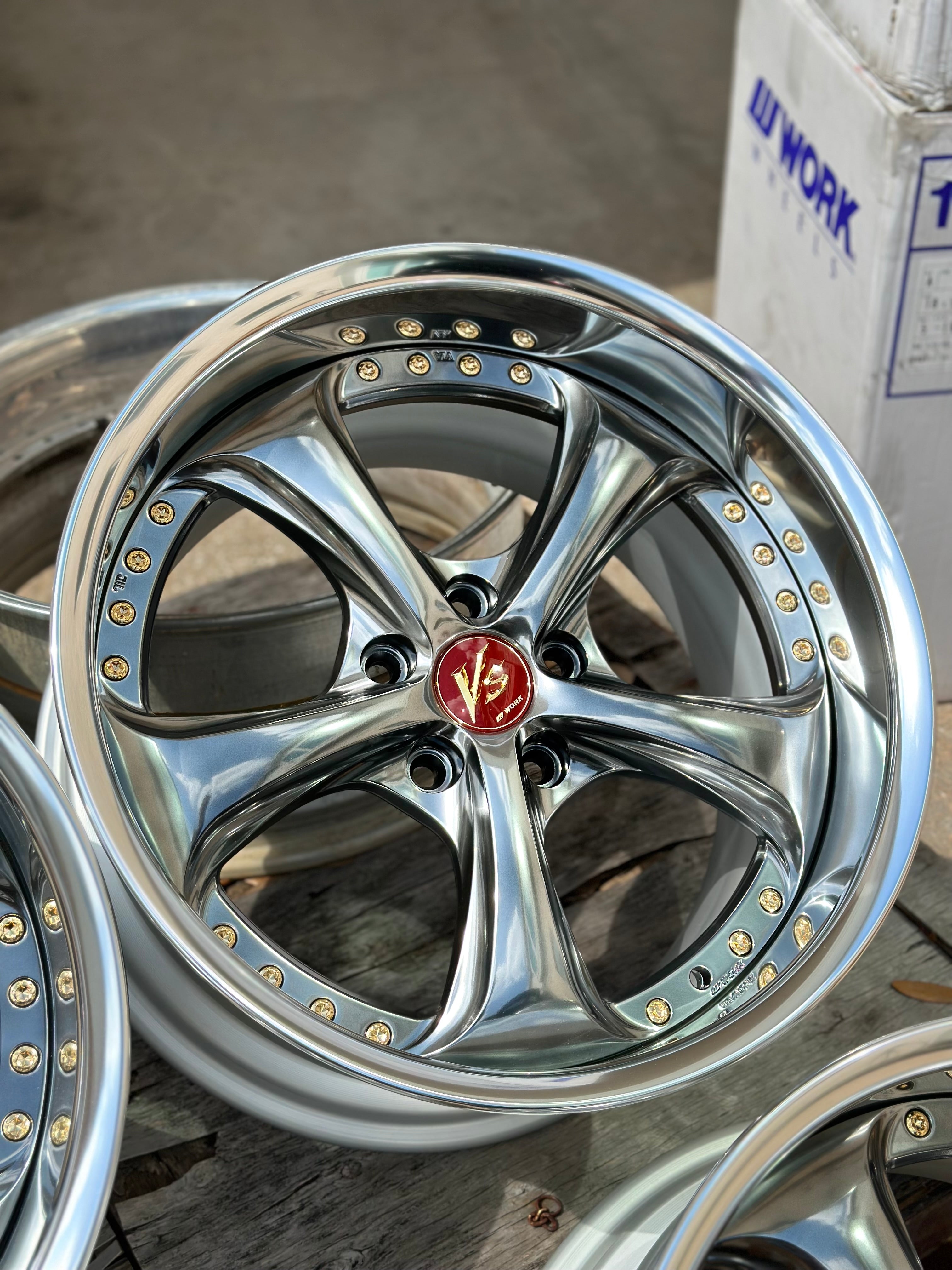Work VS-KF# 18 inch 9.5+9 10+21 5x114.3