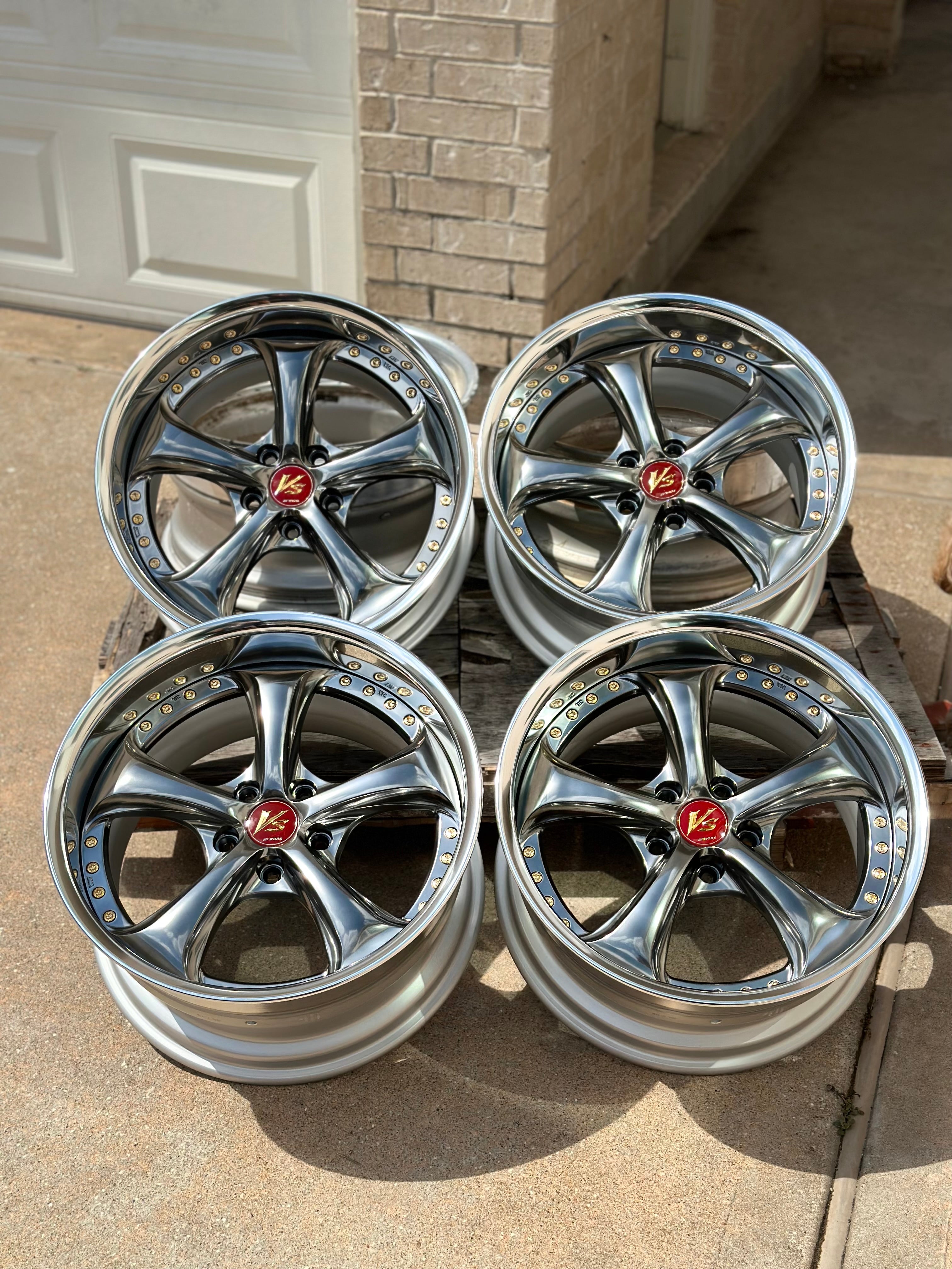 Work VS-KF# 18 inch 9.5+9 10+21 5x114.3