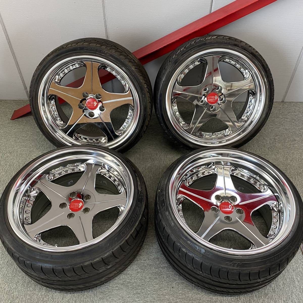 Leon hardiritt Orden 19 inch 9.5+5 11.5-8 5x114.3 BBK compatible