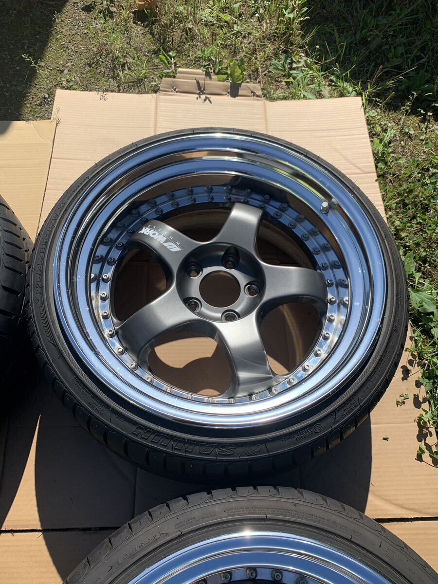 Work Meister s1 3p 18 inch 9.5+16 9.5+11 5x114.3